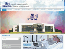 Tablet Screenshot of eticos.com.py